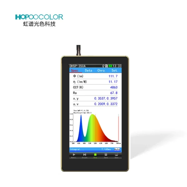 Portable Handheld Spectrometer OHSP350A Laboratory Testing Equipment Usb Brightness Tester