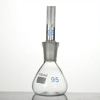 High Quality Temperature Pycnometer Transparent Water Test Lab Equipment 10ml Glass Pycnometer
